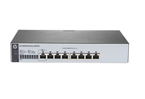 HP J9979-61001 1820-8G - SWITCH - 8 PORTS - MANAGED - DESKTOP, RACK-MOUNTABLE, WALL-MOUNTABLE. BULK. IN STOCK.