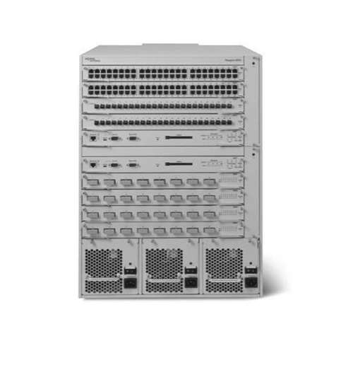 NORTEL - PASSPORT 8010 ETHERNET 10-SLOT MODULAR SWITCH CHASSIS NO POWER AND NO FANS (DS1402001). REFURBISHED. IN STOCK.