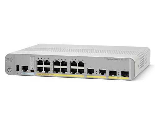 CISCO WS-C3560CX-12TC-S CATALYST 3560CX-12TC-S - SWITCH - MANAGED - 12 X 10/100/1000 + 2 X COMBO GIGABIT SFP - DESKTOP, RACK-MOUNTABLE, DIN RAIL MOUNTABLE, WALL-MOUNTABLE. REFURBISHED.IN STOCK.