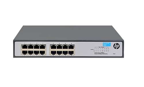 HP JH016A 1420-16G - SWITCH - 16 PORTS - UNMANAGED - DESKTOP, RACK-MOUNTABLE. BULK. IN STOCK.