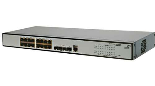 HP JE005A 1910-16G SWITCH - SWITCH - MANAGED - 16 X 10/100/1000 + 4 X SFP - RACK-MOUNTABLE. REFURBISHED. IN STOCK.