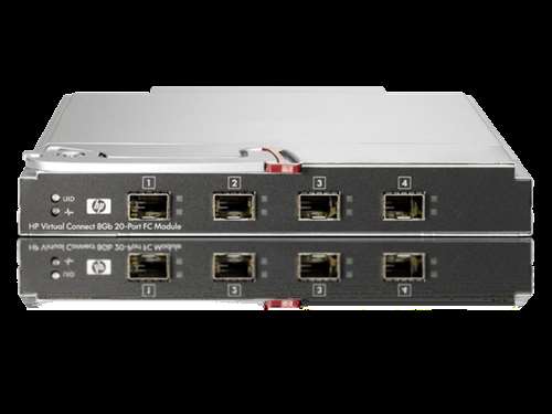 HP 572216-001 VIRTUAL CONNECT 8GB 20-PORT FIBRE CHANNEL MODULE SWITCH FOR C-CLASS. REFURBISHED. IN STOCK.