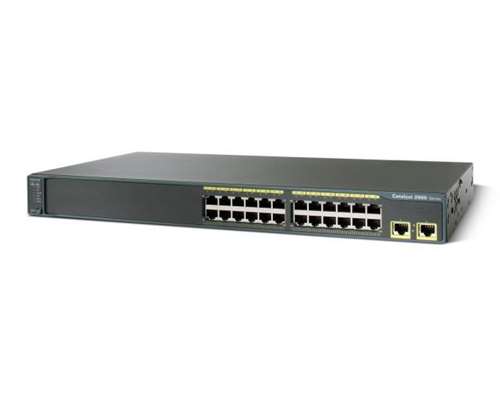 CISCO WS-C2960-24TT-L CATALYST 2960-24TT - SWITCH 24PORTS 10/100 + 2 PORT 1000BT UPLINK. REFURBISHED.IN STOCK.