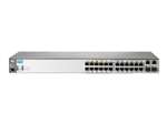HP J9624A 2620-24-PPOE+ SWITCH - SWITCH - MANAGED - 12 X 10/100 + 12 X 10/100 POE+ + 2 X 10/100/1000 + 2 X SFP - RACK-MOUNTABLE - POE+. REFURBISHED. IN STOCK.