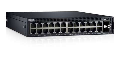 DELL NETWORKING X1026 - SWITCH - 24 PORTS - MANAGED - RACK-MOUNTABLE. REFURBISHED. IN STOCK.