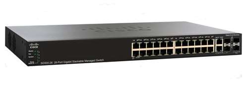 CISCO SG350-28-K9 SMALL BUSINESS SG350-28 MANAGED L3 SWITCH - 24 ETHERNET PORTS & 2 GIGABIT SFP PORTS & 2 COMBO GIGABIT SFP PORTS. BULK. IN STOCK.