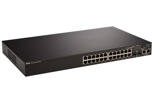 DELL PC3524P POWERCONNECT 3524P POE SWITCH - 24 PORTS - MANAGED - STACKABLE. REFURBISHED. IN STOCK.