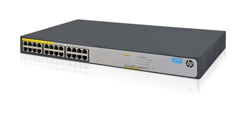HP JH019-61001 1420-24G-POE+ (124W) SWITCH - SWITCH - 24 PORTS - UNMANAGED - DESKTOP, RACK-MOUNTABLE. BULK. IN STOCK.