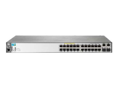 HP J9625A 2620-24-POE+ SWITCH - SWITCH - L4 - MANAGED - 24 X 10/100 (POE) + 2 X 10/100/1000 + 2 X SFP - DESKTOP, RACK-MOUNTABLE - POE. REFURBISHED. IN STOCK.
