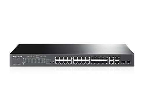 TP-LINK T1500-28PCT 24-PORT 10/100MBPS + 4-PORT GIGABIT SMART POE+ SWITCH. REFURBISHED. IN STOCK.