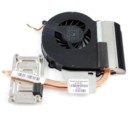 HP 647316-001 HEATSINK FAN FOR PRESARIO CQ57-210US NOTEBOOK PC. USED. IN STOCK