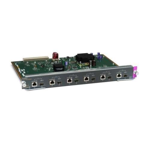 CISCO WS-X4506-GB-T CATALYST 4500 6PORT 10/100/1000 POE OR SFP. REFURBISHED.IN STOCK.