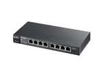 ZYXEL - 8 PORT GBE UNMANAGED POE SWITCH (GS1100-8HP). BULK. IN STOCK.