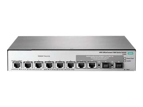 HP JL169A OFFICECONNECT 1850 6XGT AND 2XGT/SPF+ - SWITCH - 6 PORTS - MANAGED - DESKTOP, RACK-MOUNTABLE, WALL-MOUNTABLE. BULK . IN STOCK.