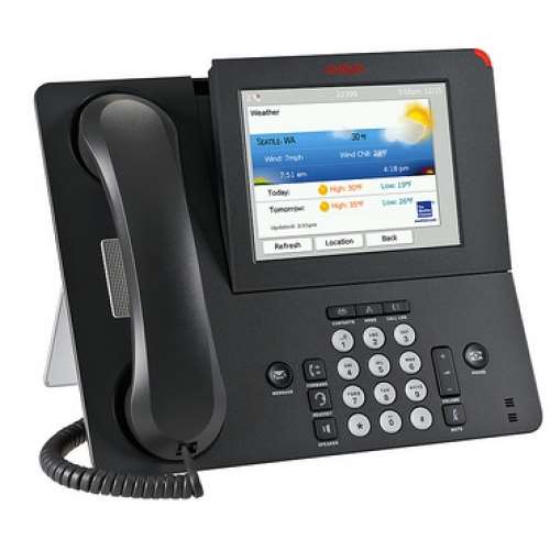AVAYA 700460215 ONE-X DESKPHONE EDITION 9670G VOIP PHONE - CHARCOAL GRAY. REFURBISHED. IN STOCK.