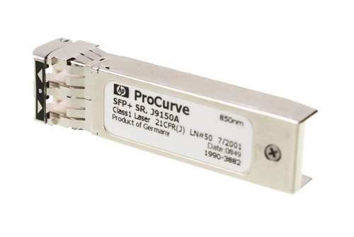 HP J9150A X132 10-GIGABIT SFP+ LC SR TRANSCEIVER MODULE. REFURBISHED. IN STOCK.
