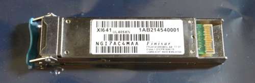 FINISAR FTLX1412M3BCL-A8 10GB XFP 850NM OPTICAL TRANSCEIVER. REFURBISHED. IN STOCK.