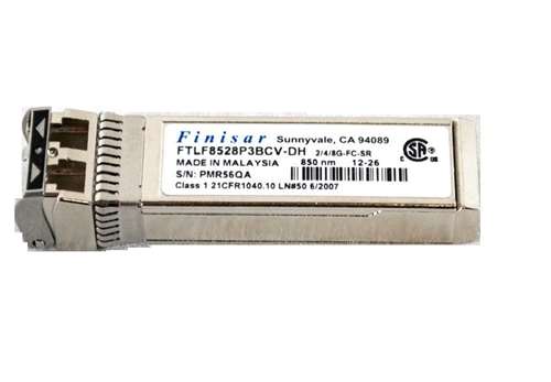 FINISAR FTLF8528P3BCV-DH 8GB SFP+ SW 850NM 150M TRANSCEIVER. REFURBISHED. IN STOCK.