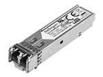STARTECH GIGABIT FIBER 1000BASE-ZX SFP TRANSCEIVER MODULE - CISCO GLC-ZX-SM-RGD COMPATIBLE - SM LC - 70 KM (43.5 MI) - SFP (MINI-GBIC) TRANSCEIVER MODULE - GIGABIT ETHERNET(GLCZXSMRGDST). BULK. IN STOCK.