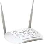 TP-LINK - WIRELESS N300 ADSL2+ MODEM ROUTER, 2.4GHZ 300MBPS, 802.11B/G/N, SPLITTER, 2X 3DBI DETACHABLE ANTENNAS - 2.48 GHZ ISM BAND - 2 X ANTENNA - 300 MBPS WIRELESS SPEED - 4 X NETWORK PORT - FAST ETHERNET DESKTOP (TD-W8961ND). BULK. IN STO