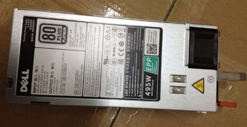 DELL 9338D 495 WATT REDUNDANT POWER SUPPLY FOR POWEREDGE R730 R730XD R630 . REFURBISHED. IN STOCK.