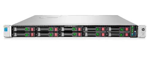 HP 818208-B21 PROLIANT DL360 G9 BASE MODEL - 1X INTEL XEON 10-CORE E5-2630V4/ 2.2GHZ, 16GB(1X16GB) DDR4 SDRAM, SMART ARRAY P440AR WITH 2GB FBWC, 8SFF, 1GB 4-PORT 331I ADAPTER, 1X 500W FS PS 1U RACK SERVER. REFURBISHED. IN STOCK.