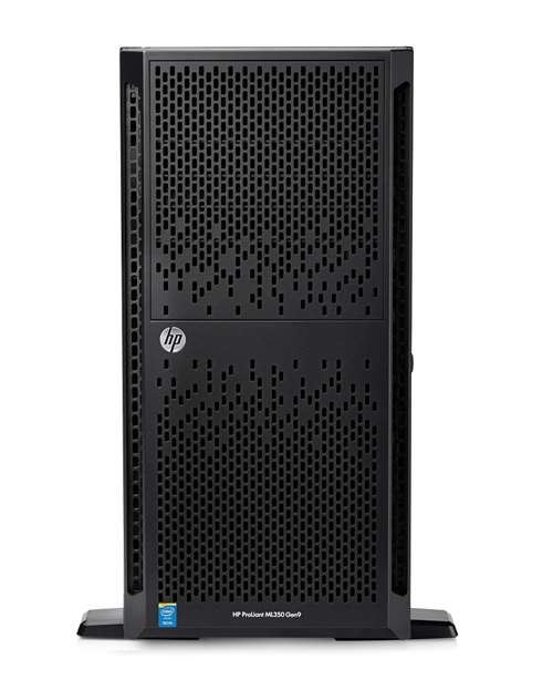 HP 835263-001 PROLIANT ML350 GEN9 BASE MODEL - 1X INTEL XEON 8-CORE E5-2620V4/ 2.1GHZ, 16GB(1X16GB) DDR4 SDRAM, SMART ARRAY P440AR WITH 2GB FBWC, 1GB 4-PORT 331I ETHERNET ADAPTER, 8SFF, 1X 500W FS RPS 5U TOWER SERVER. BULK. IN ST