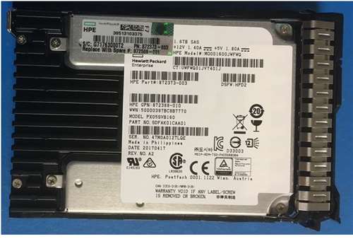 HPE 872509-001 1.6TB SAS 12GBPS 2.5INCH LFF MLC HOT SWAP SC MIXED USE DIGITALLY SIGNED FIRMWARE SOLID STATE DRIVE FOR PROLIANT GEN9 & GEN10 SERVERS. BULK SPARE. IN STOCK.