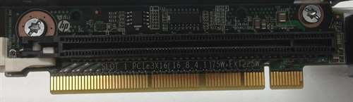 HP 685184-001 X16 PCIE RISER CARD (WITHOUT SAS SUPPORT) FOR PROLIANT DL360E GEN8 SERVER. REFURBISHED. IN STOCK.