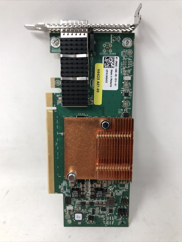 Dell N64D3 Intel Omni-Path Host Fabric Adapter 100Gb QSFP28. BULK. IN STOCK.