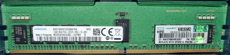 HP P00922-B21 16GB 2Rx8 PC4-2933Y-R DDR4 Server Memory. BULK. IN STOCK.