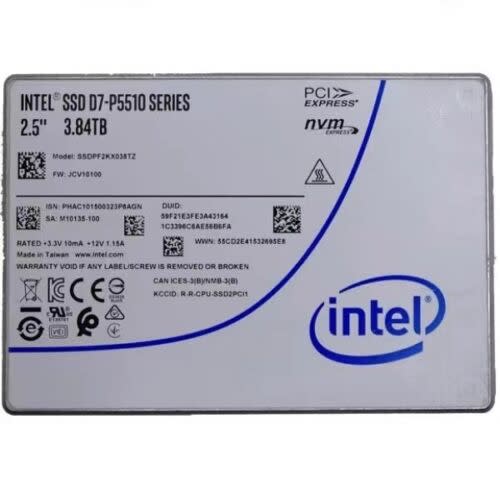 Intel SSDPF2KX038TZ P5510 3.84TB NVMe 4.0 TLC U.2. BULK. IN STOCK.