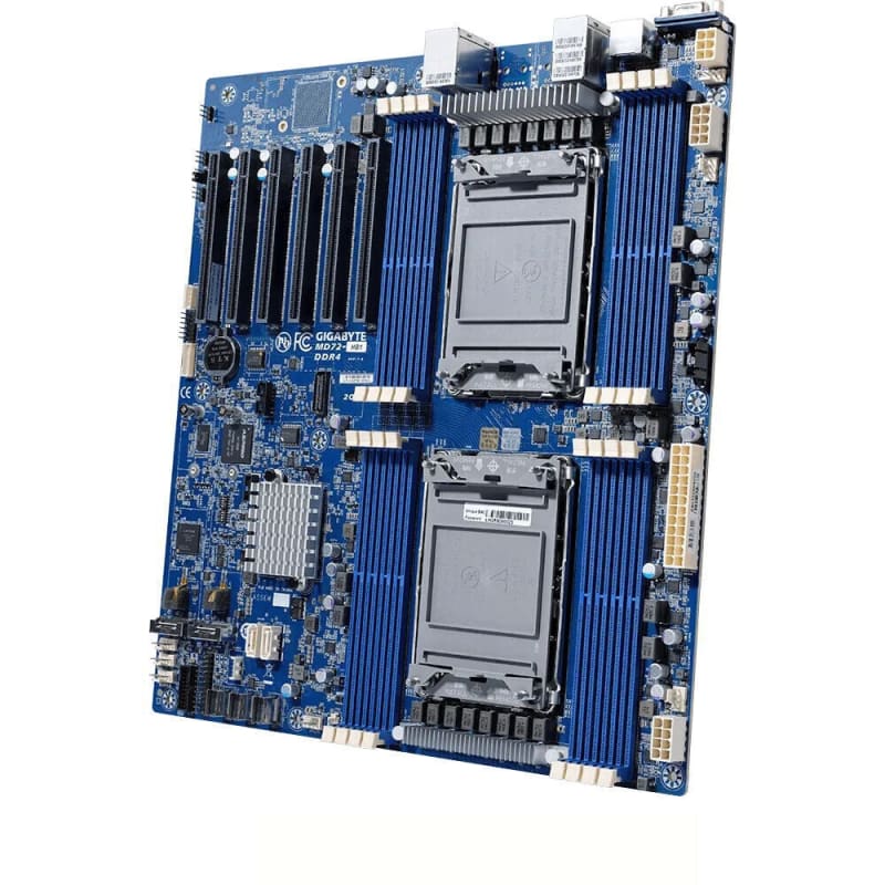 GIGABYTE MD72-HB3 rev.1.x LGA4189 128GB DDR4 VGA Server Motherbroad Intel C621A. REFURBISHED. IN STOCK.