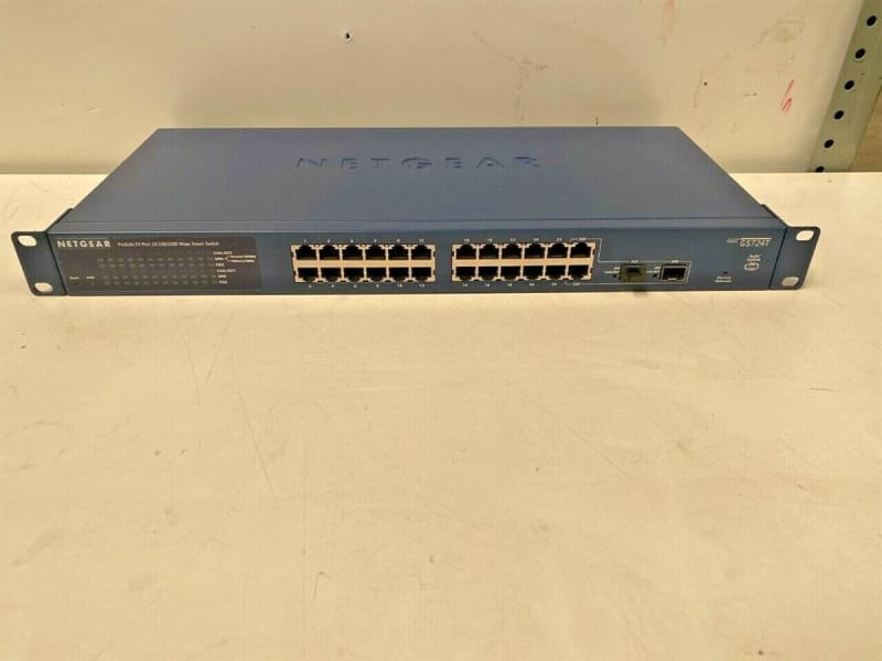 Netgear GS724T ProSafe  24 port Gigabit Switch. REFURBISHED. IN STOCK.