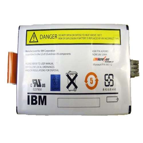 IBM 74Y5665 3.7V 3.9AH CACHE BATTERY. REFURBISHED. IN STOCK. GROUND SHIPPING ONLY.