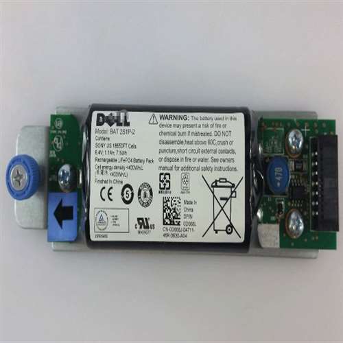 DELL BAT-2S1P 6.4V 1.1AH 7.1WH CONTROLLER BATTERY MODULE FOR POWERVAULT MD3200I/3220I. BULK. IN STOCK. (GROUND SHIP ONLY)