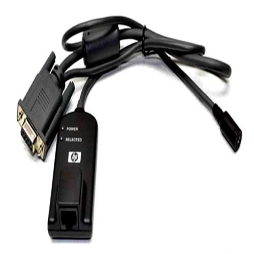 HP - KVM CAT5 1-PACK SERIAL INTERFACE ADAPTER (373035-B21). REFURBISHED. IN STOCK.