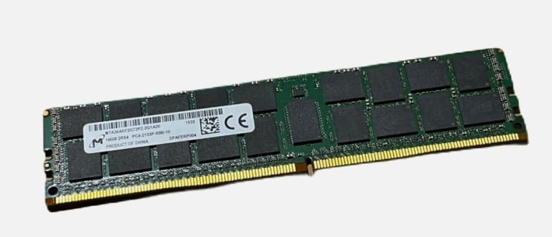 SUPERMICRO MEM-DR416L-CV01-ER21 16gb (1x16gb) 2133mhz Pc4-17000 Cl15 Dual Rank Ecc Registered Ddr4 Sdram Dimm Memory Module. Micron Oem Mta36asf2g72pz-2g1a2. RERURBISHED. IN STOCK.