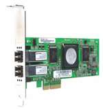 DELL 341-9094 4GB DUAL PORT PCI-EXPRESS FIBRE CHANNEL HOST BUS ADAPTER WITH STANDARD BRACKET CARD ONLY. SYSTEM PULL. IN STOCK.