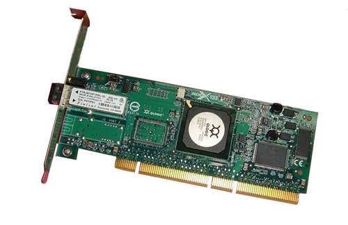 QLOGIC QLA2340-E-SP 2GB SINGLE CHANNEL 64BIT 133MHZ PCI-X FIBRE CHANNEL HOST BUS ADAPTER WITH STANDARD BRACKET(CARD ONLY). REFURBISHED. IN STOCK.
