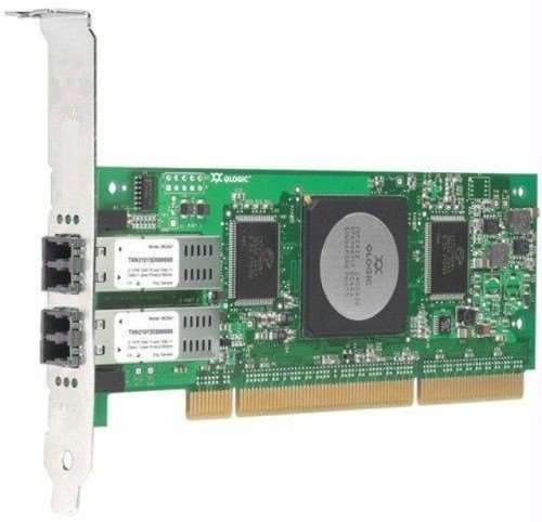 QLOGIC QLA2462-CK SANBLADE 4GB DUAL CHANNEL 64BIT 266MHZ PCI-X FIBRE CHANNEL HOST BUS ADAPTER (QLA2462-CK)WITH STANDARD BRACKET(CARD ONLY). REFURBISHED. IN STOCK.