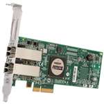 IBM 42C2084 4GB DUAL CHANNEL PCI-E FIBRE CHANNEL HOST BUS ADAPTER WITH STANDARD BRACKET CARD ONLY. REFURBISHED. IN STOCK.