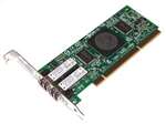 QLOGIC FC2410401-20 4GB DUAL CHANNEL PCI-X FIBRE CHANNEL HOST BUS ADAPTER. NO CABLE. WITH STANDARD BRACKET. REFURBISHED. IN STOCK.