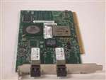 HP A9782B DUAL CHANNEL PCI-X 1000BASE-SX FIBER CHANNEL HOST BUS ADAPTER WITH STANDARD BRACKET CARD ONLY. REFURBISHED. IN STOCK.