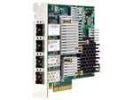 HP QR608A 8GB 4PORT FIBRE CHANNEL HOST BUS ADAPTER WITH STANDARD BRACKET CARD ONLY FOR HP P10000 3PAR STORAGE SYSTEM. REFURBISHED. IN STOCK.