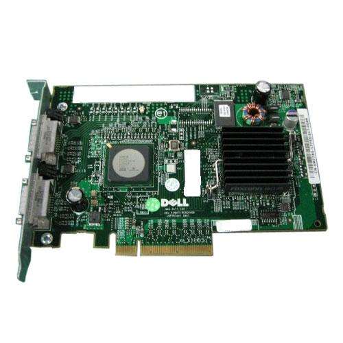 DELL FD467 PERC 5/E DUAL CHANNEL 8PORT PCI-EXPRESS SAS CONTROLLER WITH 256MB CACHE. REFURBISHED. IN STOCK.