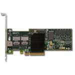 LSI LOGIC LSI00187 MEGARAID 8708EM2 3GB/S 8-PORT PCI EXPRESS X8 SAS RAID CONTROLLER CARD. REFURBISHED. IN STOCK.