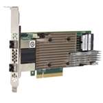 LSI 9380-8I8E SAS 8 INTERNAL 8 EXTERNAL PORTS RAID 0/1/5/50/6 PCI-EXP 3.0, 2G DDRIII, MD2, NO CBL W/SW/LP BRACKET. BULK. IN STOCK.