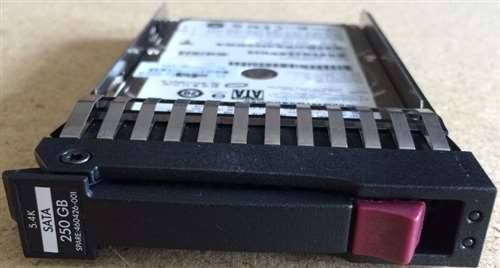 HP 460426-001 250GB 5400RPM SATA 7PIN HOT PLUG 2.5INCH HARD DISK DRIVE WITH TRAY. REFURBISHED. IN STOCK.