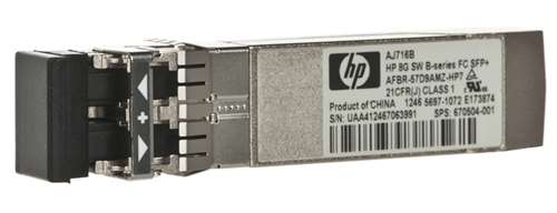 HP 670504-001 8GB SHORTWAVE B-SERIES FIBRE CHANNEL 1 PACK SFP+ TRANSCEIVER. REFURBISHED. IN STOCK.